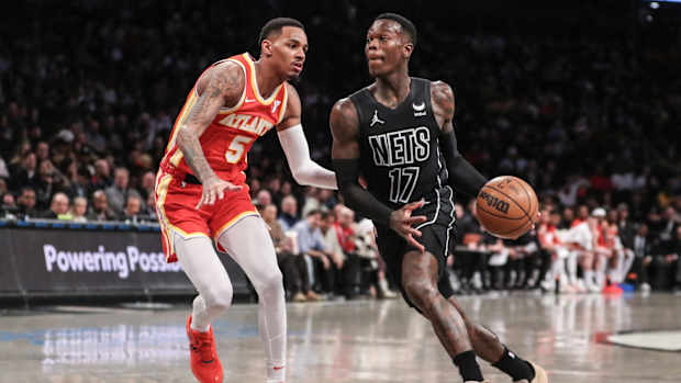 Brooklyn Nets guard Dennis Schroder